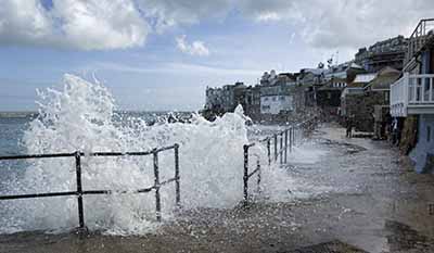Storms rage in St Ives